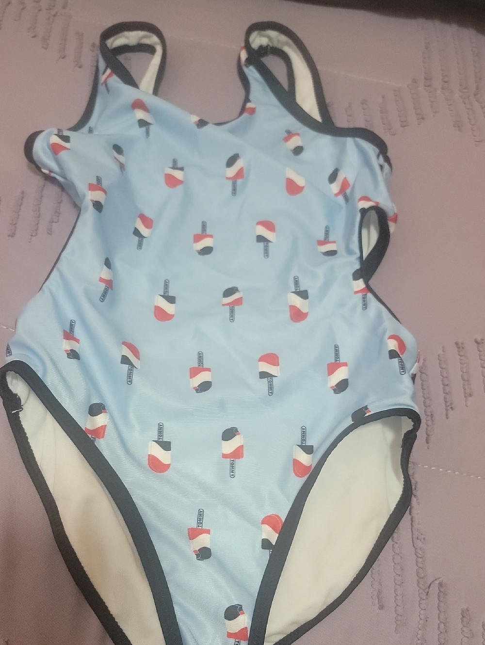 Light Blue Popsicle One-Piece Swimsuit All 4 Swimsuit For 20